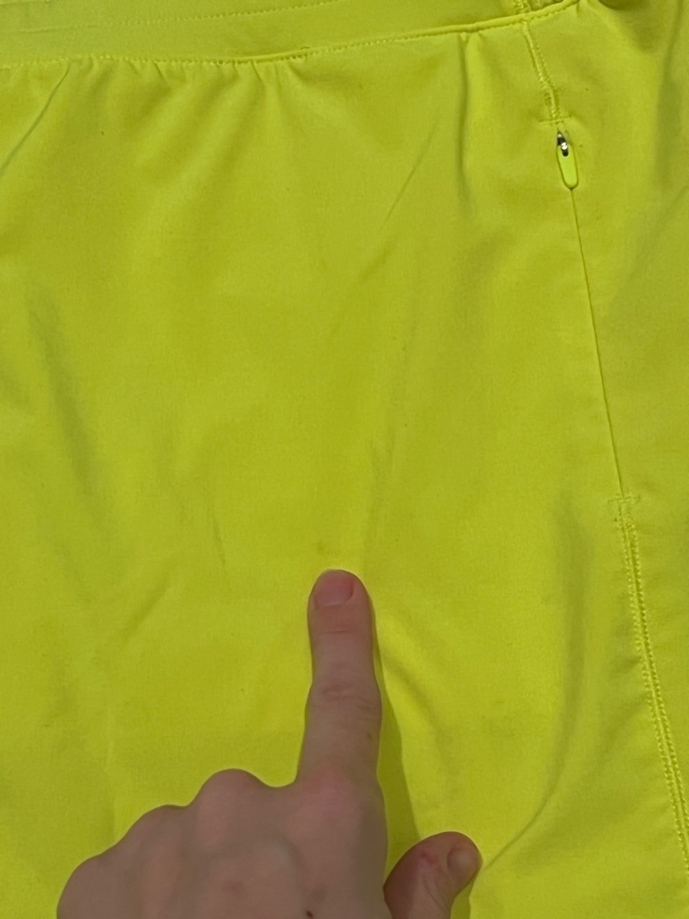Lululemon Hotty Hot Neon Yellow Skort Skirt long Size 8 - Picture 3 of 13
